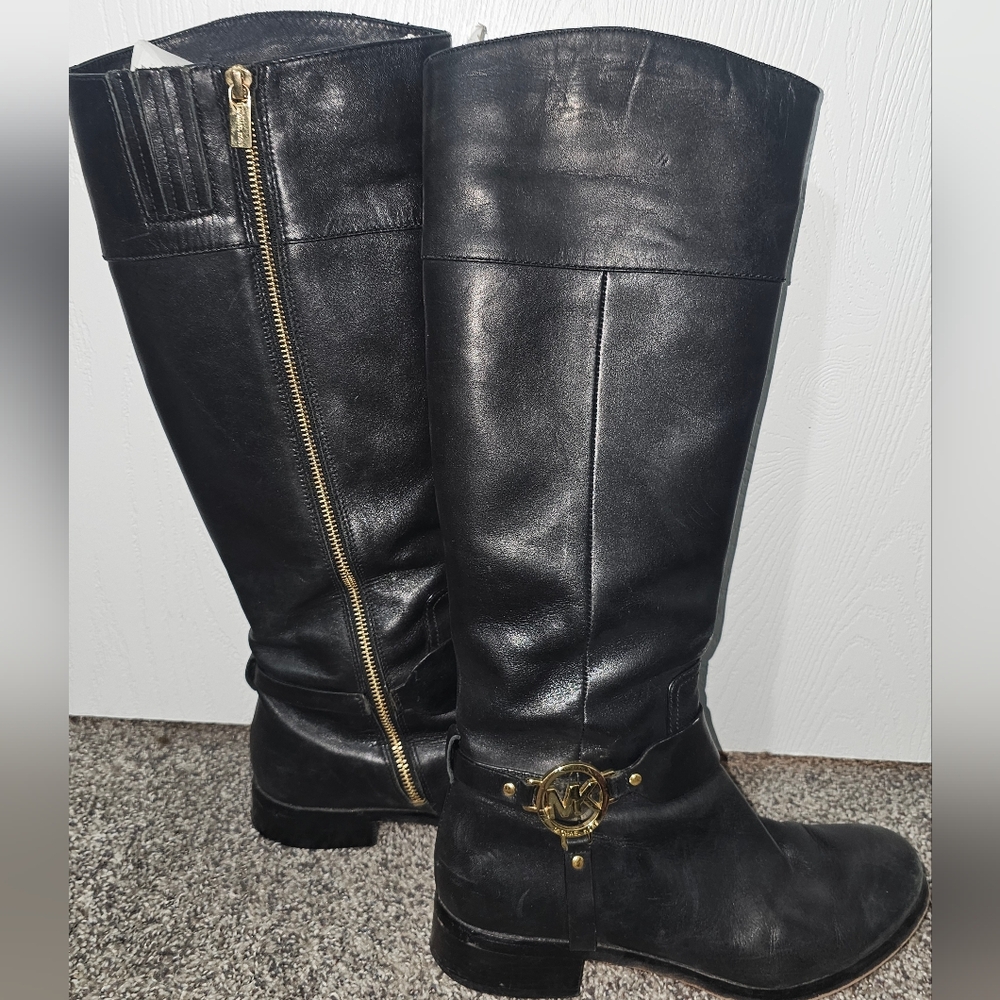 MICHAEL Michael Kors Fulton Harness Riding Boots